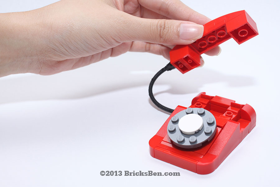 BricksBen - LEGO Rotary Telephone - 7
